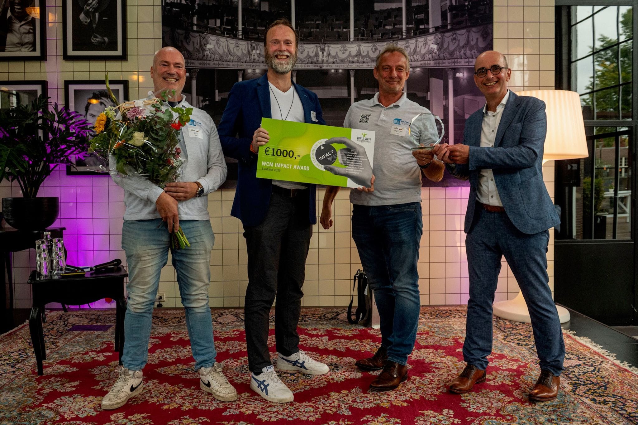 Water-Tech, powered by Cboost, won the World Class Maintenance (WCM) IMPACT Award!